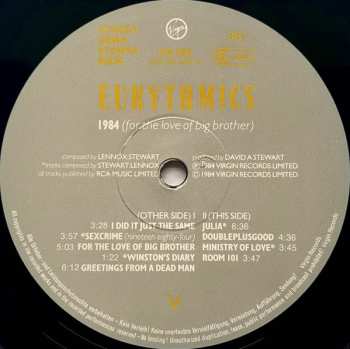 LP Eurythmics: 1984 (For The Love Of Big Brother)