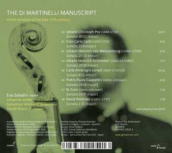 CD Eva Saladin: The Di Martinelli Manuscript