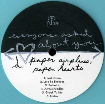 2LP Everyone Asked About You: Paper Airplanes, Paper Hearts CLR