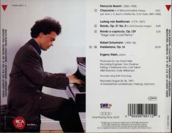 CD Yevgeny Kissin: Bach-Busoni, Beethoven, Schumann
