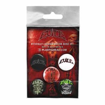 Merch Evile: Juego de placas Evile Button Badge Set