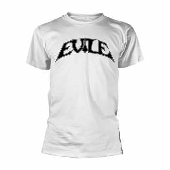 Merch Evile: Camiseta Logo Evile (white Ts/black Print)