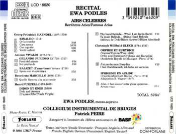 CD Ewa Podleś: Airs Célèbres - Recital