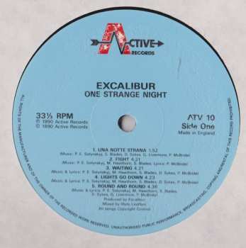 LP Excalibur: One Strange Night