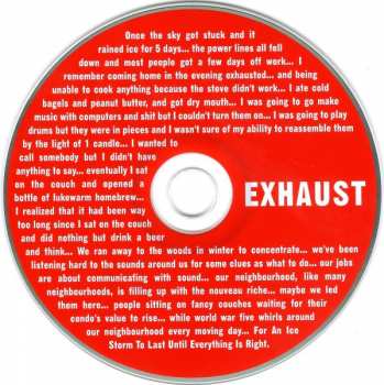 CD Exhaust: Enregistreur