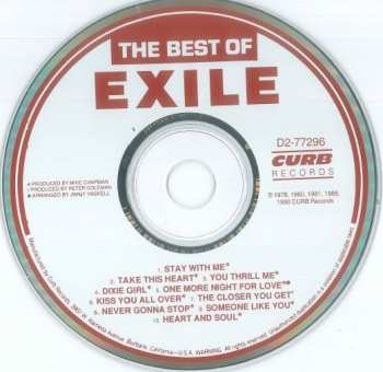 CD Exile: The Best Of Exile