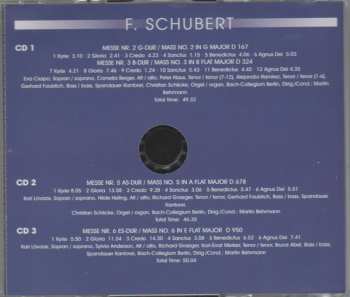 3CD Franz Schubert: Masses No. 2, 3, 5, 6 / Messen Nr. 2, 3, 5, 6