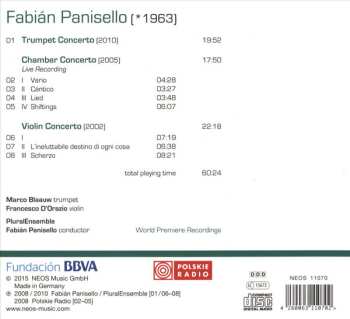 CD Francesco D'Orazio: Trumpet Concerto - Chamber Concerto - Violin Concerto