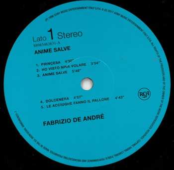 3LP/Caja Fabrizio De André: Anime Salve Legacy Edition