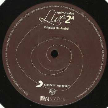 3LP/Caja Fabrizio De André: Anime Salve Legacy Edition