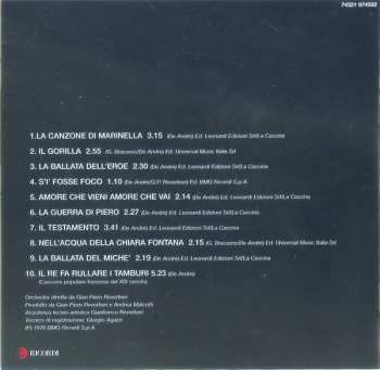 CD Fabrizio De André: Volume 3