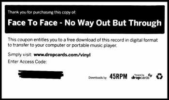LP Face To Face: No Way Out But Through  