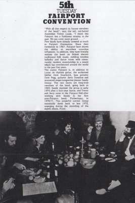 CD Fairport Convention: Evanston 1975, The Illinois Broadcast