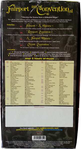 4CD/Caja Fairport Convention: Fairport Unconventional