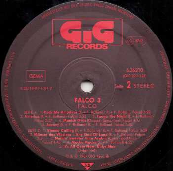 LP Falco: Falco 3
