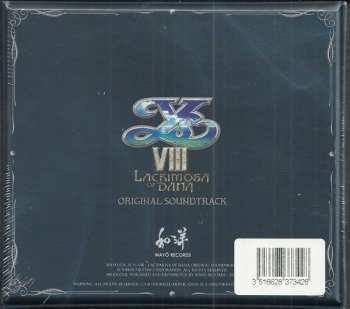 3CD/Caja Falcom Sound Team Jdk: Ys VIII: Lacrimosa Of Dana