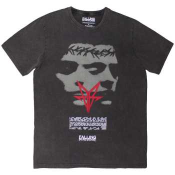 Mercancía Falling In Reverse: Falling In Reverse Unisex Stone Wash T-shirt: Blur (charcoal Grey) (small) S