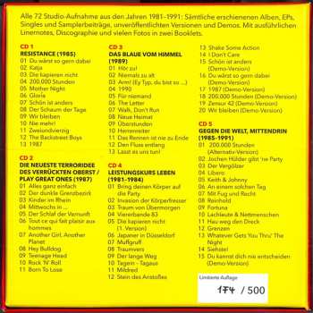 5CD/Caja Family 5: Wir Bleiben - Alle Studio-Aufnahmen 1981-1991 LTD | NUM