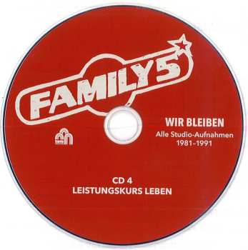 5CD/Caja Family 5: Wir Bleiben - Alle Studio-Aufnahmen 1981-1991 LTD | NUM