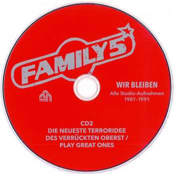 5CD/Caja Family 5: Wir Bleiben - Alle Studio-Aufnahmen 1981-1991 LTD | NUM