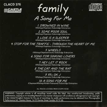 CD Family: A Song For Me