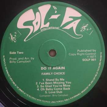 LP The Family Choice: Do It Again