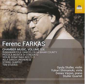 CD Dénes Várjon: Rumanian Folk Dances From Bihar County / Piccola Musica Di Concerto / Violin Sonatinas Nos.1-3