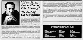 CD Faron Young: Live Fast, Love Hard, Die Young - The Best Of Faron Young