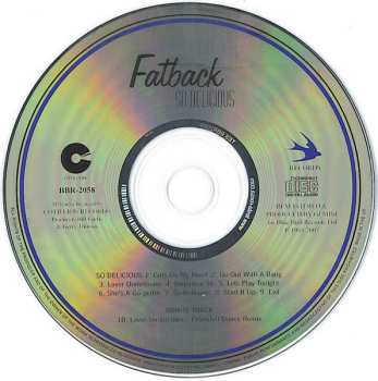 CD The Fatback Band: So Delicious