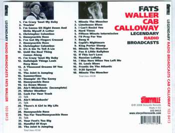 2CD Fats Waller: Legendary Radio Broadcasts