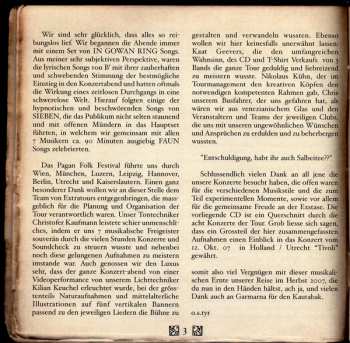 CD Sieben: Faun & The Pagan Folk Festival - Live DIGI