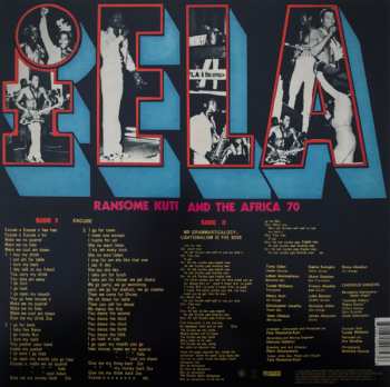 LP Fela Kuti: Excuse O CLR