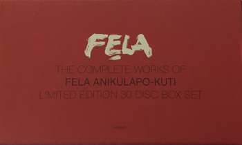 29CD/DVD/Caja Fela Kuti: The Complete Works Of Fela Anikulapo-Kuti DLX | LTD