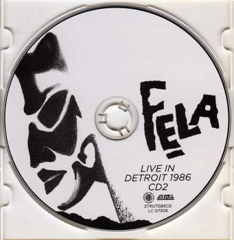 2CD Fela Kuti: Live In Detroit 1986