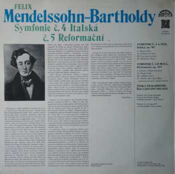 LP The Czech Philharmonic Orchestra: Symfonie Č. 4 Italská / Symfonie Č. 5 Reformační