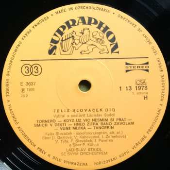 LP Felix Slováček: Felix Slováček III.