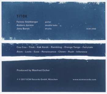 CD Joey Baron: Titok