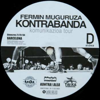 2LP Fermin Muguruza Kontrabanda: Komunikazioa Tour