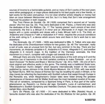 CD Fernando Sor: Complete Guitar Music, Vol. 9