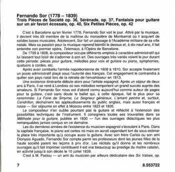 CD Fernando Sor: Complete Guitar Music, Vol. 9