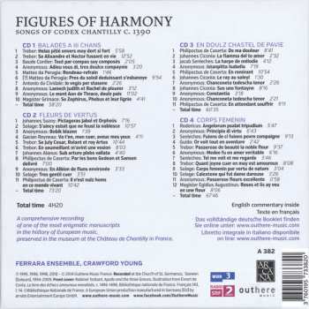 4CD/Caja Ferrara Ensemble: Figures Of Harmony (Songs Of Codex Chantilly C. 1390)