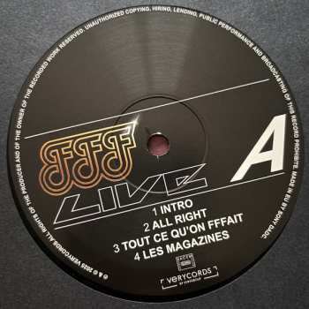 3LP FFF: Live À La Cigale