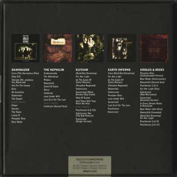 5CD/Caja Fields Of The Nephilim: 5 Albums