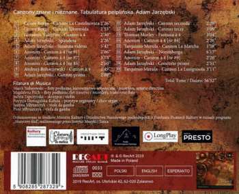 CD Filatura Di Musica: Canzony - Znane I Niezane = Known And Unknown