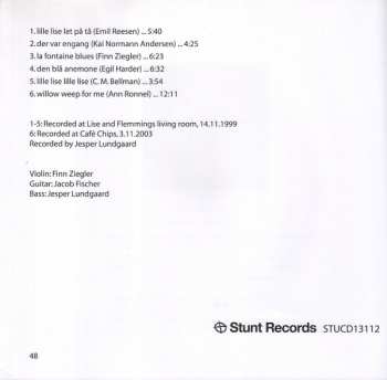 CD Finn Ziegler: Jazzen Ifølge... Erik Rasmussen