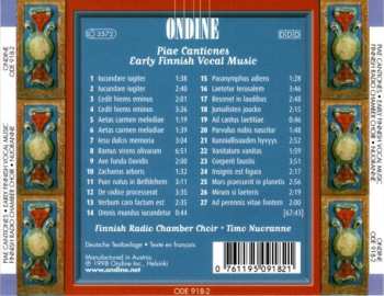 CD Timo Nuoranne: Piæ Cantiones: Early Finnish Vocal Music