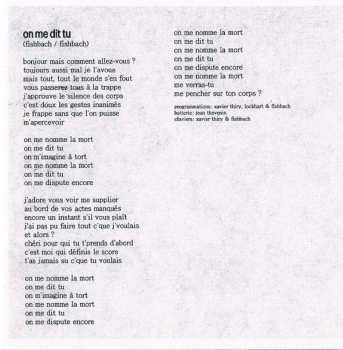 CD Fishbach: À Ta Merci DLX