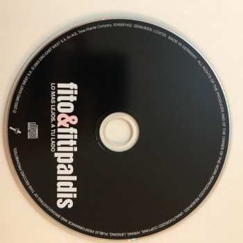 CD/SP Fito & Fitipaldis: Lo Más Lejos, A Tu Lado + Soldadito Marinero