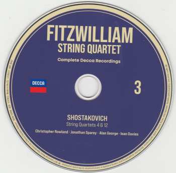15CD/Caja Fitzwilliam String Quartet: Complete Decca Recordings LTD