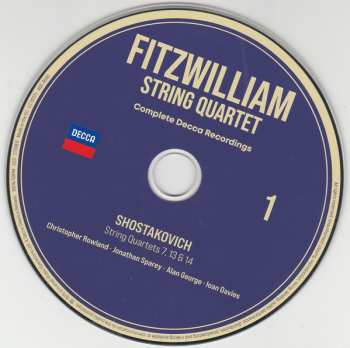 15CD/Caja Fitzwilliam String Quartet: Complete Decca Recordings LTD